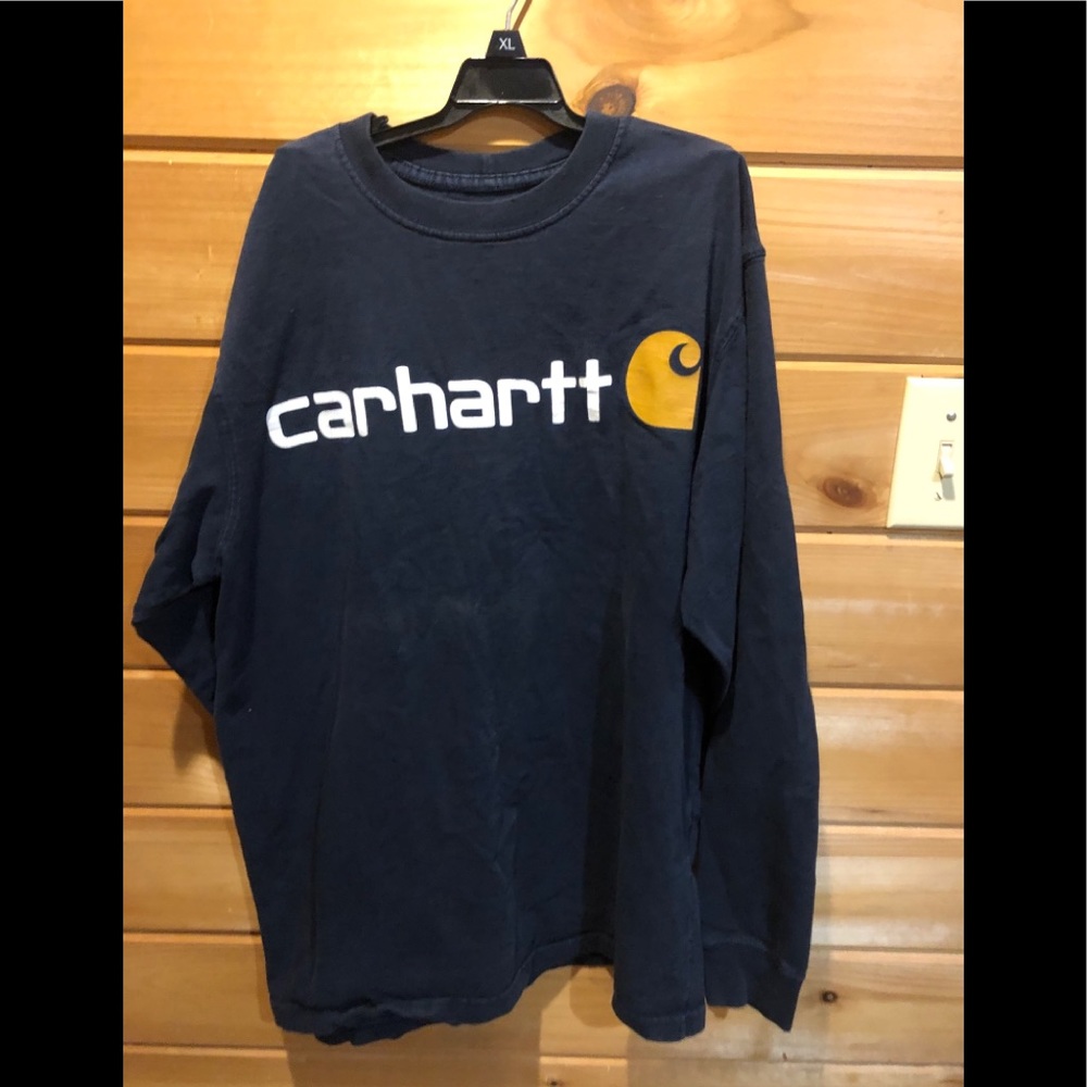 Mans carhartt long sleeve shirt